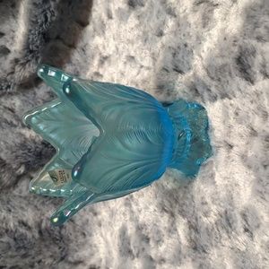 Fenton Iridescent Candle Holder